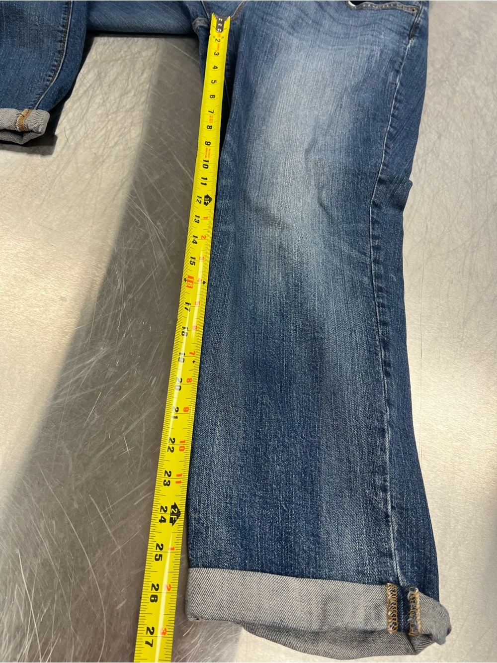 Gap Boyfriend Fit Cropped Jeans - Blue Women’s 16 or 33 - Picture 8 of 11